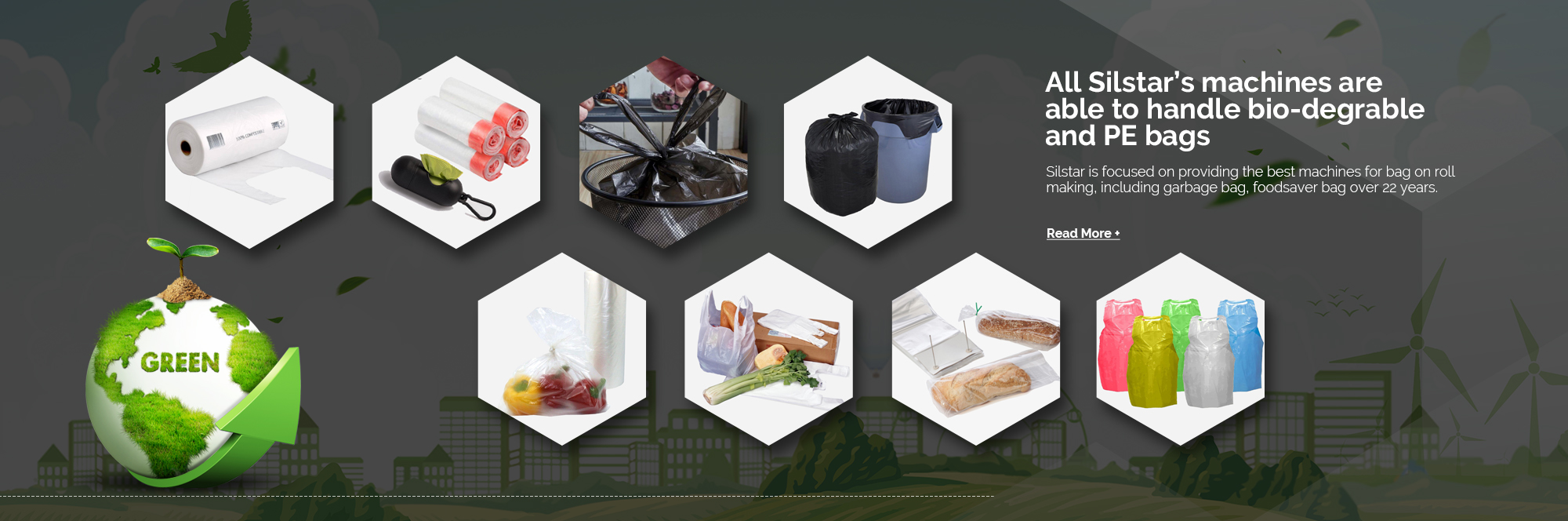 Bio-degrable and PE bags